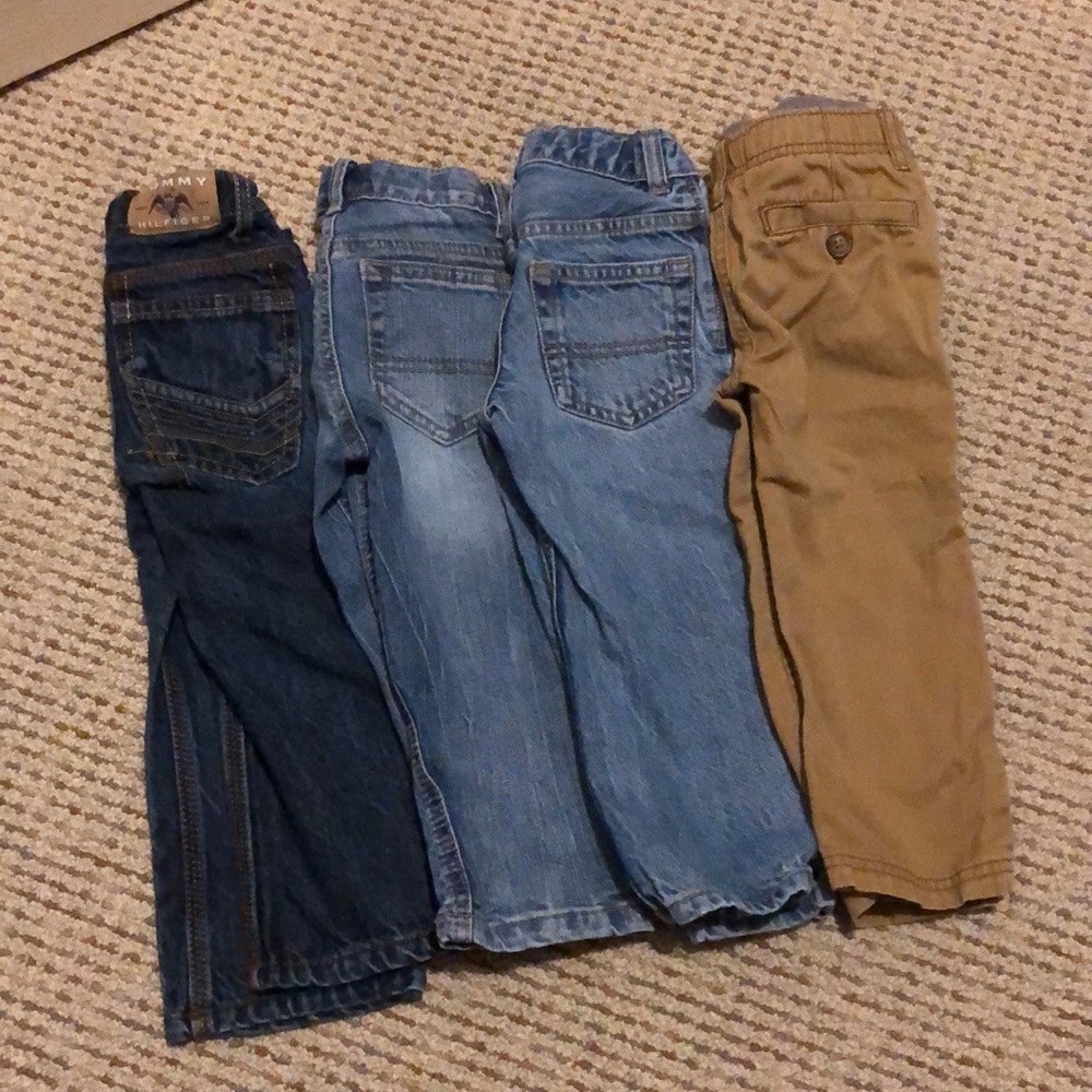 4 pairs of pants- toddler boys 2T